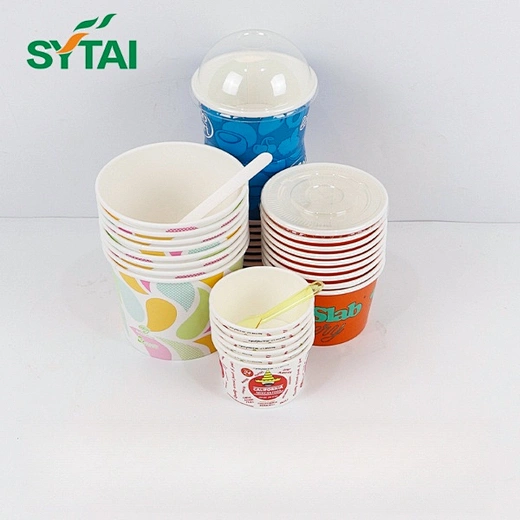 Ice Cream Cups With Lids Disposable